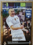 KARIM Benzema na dużej karcie