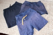 3 pary spodenek krótkich H&M 104/110 116