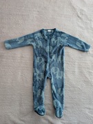 Zielony pluszowy pajac piżama jednoczęściowa w słonie Next 92 jak nowa nowy