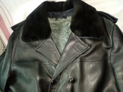 NOWY płaszcz skórzany MO milicyjny drogówki męski