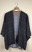 Kimono Lee Cooper etniczny aztecki wzór EU 40 idealne na lato i festiwale