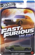 HOT WHEELS 1973 Chevy Camaro  Villains Nowy auto kolekcja Mattel