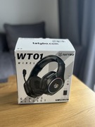 Bezprzewodowe słuchawki gamingowe czarne 2.4 GHz + Bluetooth jak nowe