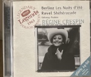 RÉGINE CRESPIN - BERLIOZ-LES NUITS D'ÉTÉ/ RAVEL-SHÉHÉRAZADE - CD.