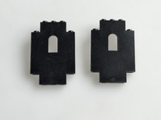 Lego panel 4444 czarny, black z lat 90