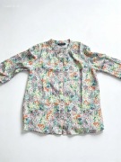 Bluzka koszulowa Marks & Spencer / Rozmiar M (38) / Wzór floral haft vintag