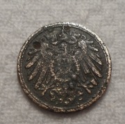 Niemcy Wilhelm II Hohenzollern 1 pfennig fenig 1911 A Berlin Prusy KM# 10