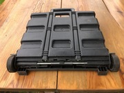 Wózek na zakupy  czarny Składany z teleskopowym uchwytem