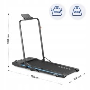 BIEŻNIA ELEKTRYCZNA DOMOWA SKŁADANA POD BIURKO DO BIEGANIA XT400 GYMTEK