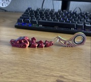 Keyrambit+czaszka w kolorze carnival