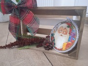 Stroik decoupage Boże Narodzenie 