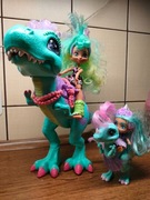 Cave Club Rockelle i Tyrasaurus firmy Mattel zestaw tyranosaur