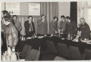 Milicja Obywatelska MO bankiet jubileusz zakładowy 1980