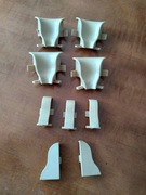 ŁĄCZNIKI LISTEW PRZYPODŁOGOWYCH H: 4cm BEŻOWE CENA ZA KPL ELEMENTÓW 