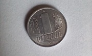 Moneta niemiecka 1 fenig - 1 PFENNIG - A - NRD / DDR z 1978 roku