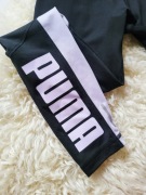 Puma oryginalne czarno liliowe legginsy rozm XS