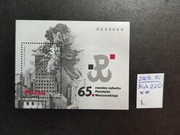 Blok 220** 65. Rocznica Wybuchu Powstania Warszawskiego - 2009 r czysty