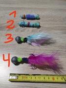 Kogut olbrzym mandula ruchome oczy 4szt Spinning