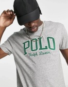 POLO RALPH LAUREN__koszulka / t-shirt (XXL duża) szara logo