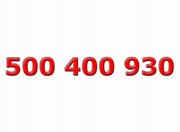 Złoty numer ____ 500 400 930 ____ Platynowy - ViP