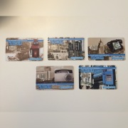 Karty magnetyczne rosyjskie 5szt.