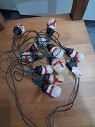 Stare lampki choinkowe PRL.Bałwanki.Sprawne.