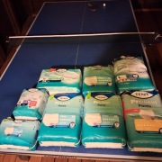 Majtki chłonne w różnych rozmiarach