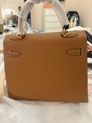 Torebka listonoszka Ala Hermes camel skóra naturalna 