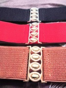 Zestaw 3-ech pasków damskich 