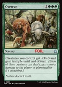 Karta Magic the Gathering:Overrun_FOIL