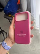 Case iPhone 17 Pro Max etui silikonowe nowe malinowe plecki