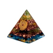 Orgonit Mini Piramida Oliwin Cytryn Apatyt Solis Veritas