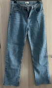 Jeansy ONLY Premium jasny denim prosta nogawka raw hem