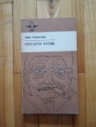 książka "Ostatni stoik" John Galsworthy