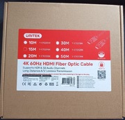 Kabel HDMI - HDMI optyczny 15 m 4k