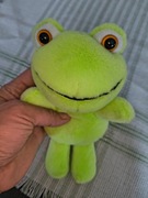 Zabawka żaba pluszak zielona
