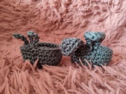 Koszyczek wielkanocny ze sznurka , ozdoby