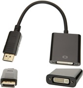 Adapter DisplayPort do DVI 1080p przejściówka DP-DVI kabel 20cm