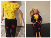 Komplet ubranek dla lalki barbie 