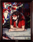 RYSZARD RIEDEL  Czerwony jak cegła - portret artysty 