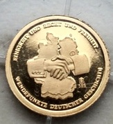 Niemcy medal Zjednoczenia Niemiec 2014 r złoto 