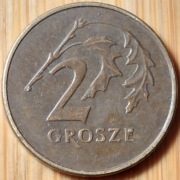 2 grosze 1992 MW (destrukt) 2 gr 1992 MW (2956)
