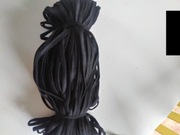 Gumka elastyczna płaska 5 mm czarna