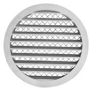 Czerpnia-wyrzutnia ścienna aluminiowa kratka z siatką 160
