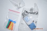 Nakłuwacz Microlet Next +5  lancetów kolorowych + końcówkę AST 