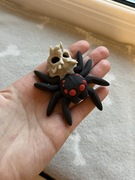 Flexi figurka 3D pająk z czaszką fidget toy ozdoba dekoracja