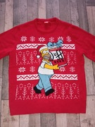 Sweter świąteczny męski The Simpsons XXL