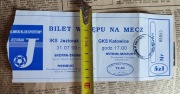 Duży bilet Jeziorak Iława GKS Katowice 1999 II liga piłka nożna liga 