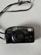 Stary Canon Sure Shot Zoom- s czarny aparat kamera kolekcjoner retro vintag