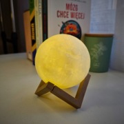 KULA KSIĘŻYCOWA- ŻÓŁTE ŚWIATŁO LED